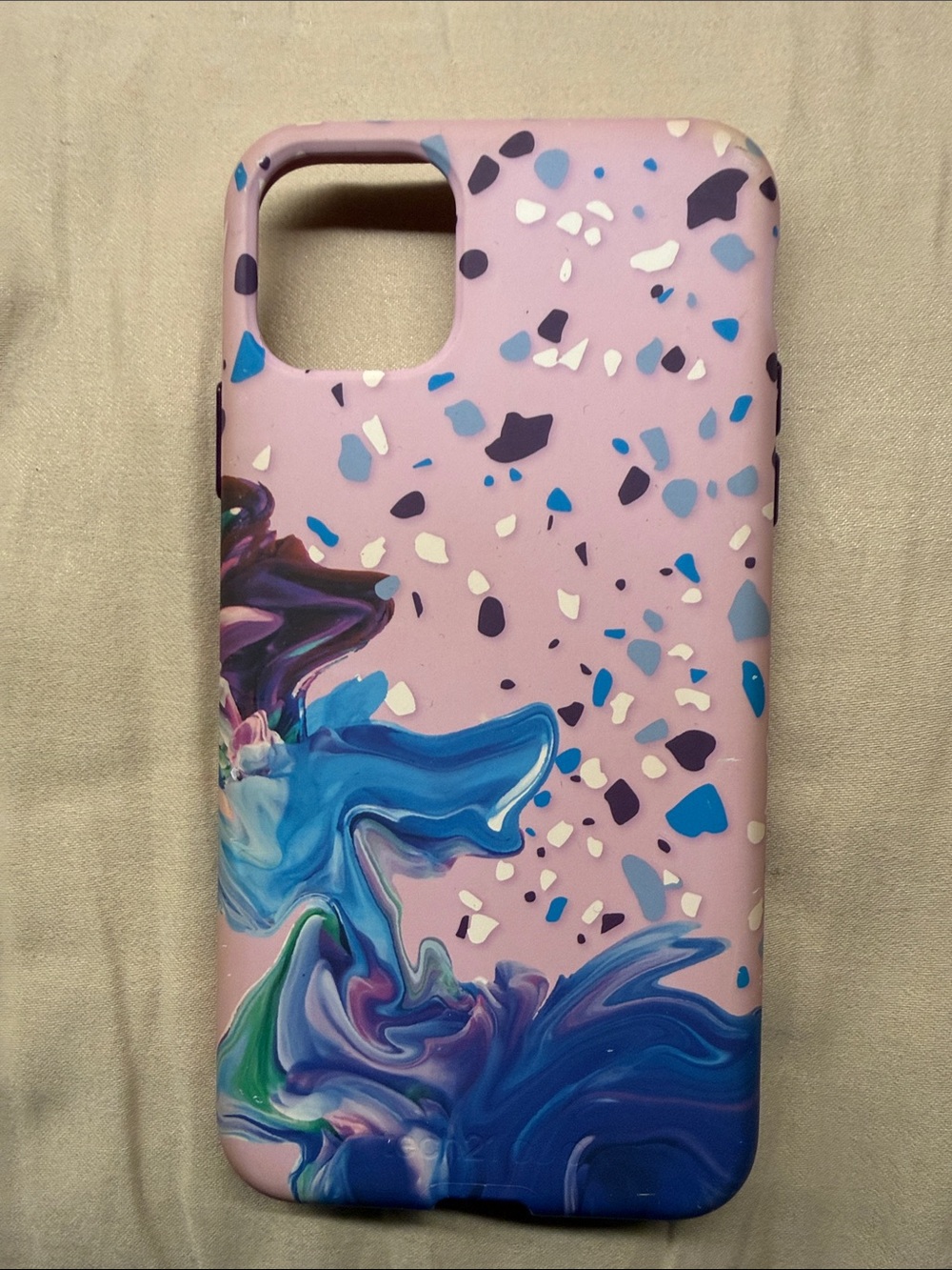 Pink Abstract Marble 11 Pro Max Phone Case - Unbranded